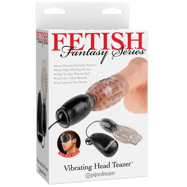 Fetish Fantasy Series Vibrating Head Teazer - Clear - Dolls & Masturbators