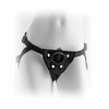 Fetish Fantasy Series Vibrating Plush Harness - Black - Strap Ons