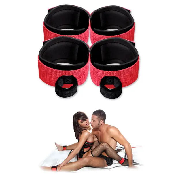 Fetish Fantasy Web - Bed Restraint System - Bondage Blindfolds & Restraints