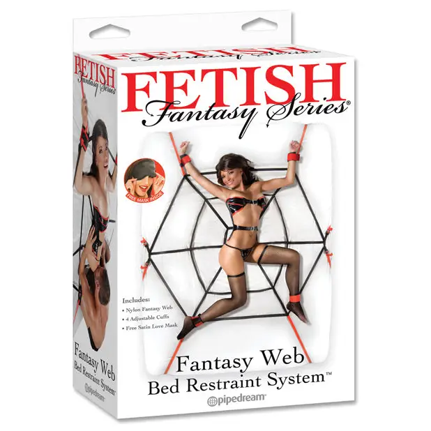 Fetish Fantasy Web - Bed Restraint System - Bondage Blindfolds & Restraints