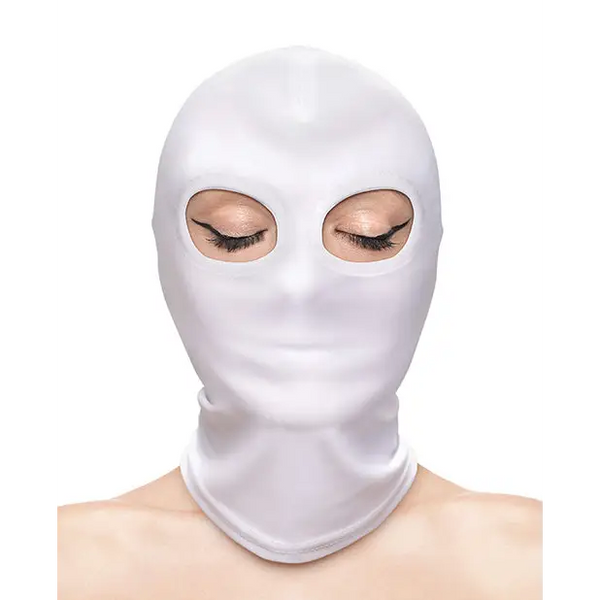 Fetish & Fashion Eyes Hood - White - Bondage Blindfolds & Restraints