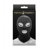 Fetish & Fashion Eyes & Mouth Hood - Black - Bondage Blindfolds & Restraints
