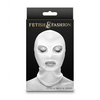 Fetish & Fashion Eyes & Mouth Hood - White - Bondage Blindfolds & Restraints