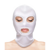 Fetish & Fashion Eyes & Mouth Hood - White - Bondage Blindfolds & Restraints