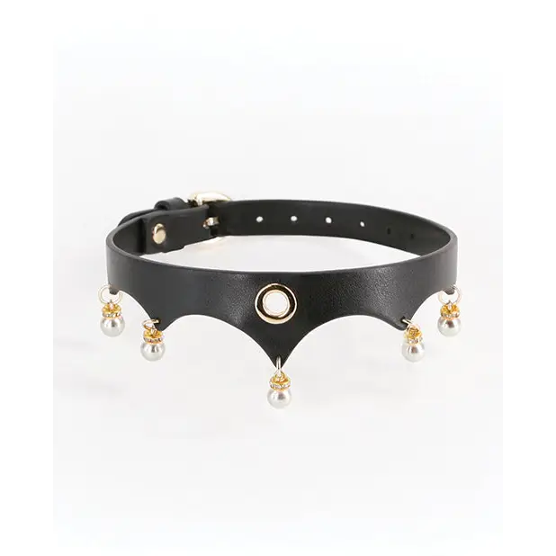 Fetish & Fashion Jezebel Collar - Black - Bondage Blindfolds & Restraints