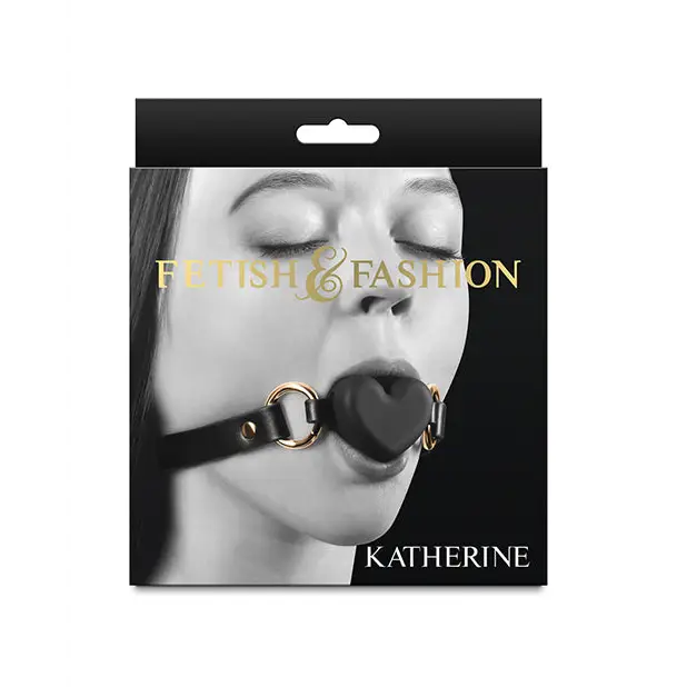 Fetish & Fashion Katherine Ball Gag - Black - Bondage Blindfolds & Restraints