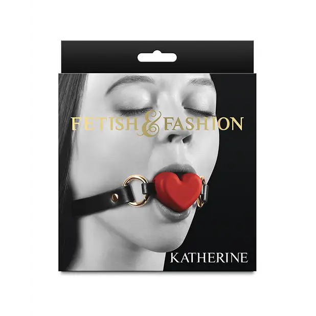 Fetish & Fashion Katherine Ball Gag - Red - Bondage Blindfolds & Restraints