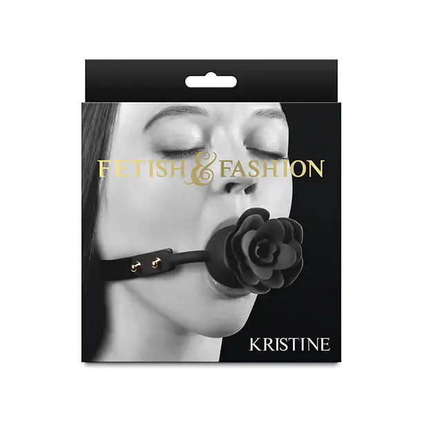 Fetish & Fashion Kristine Ball Gag - Black - Bondage Blindfolds & Restraints