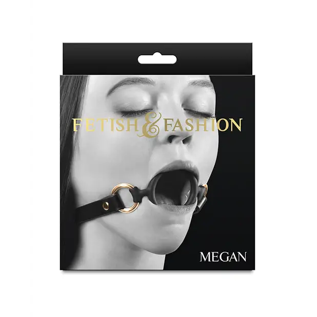 Fetish & Fashion Megan Ball Gag - Black - Bondage Blindfolds & Restraints