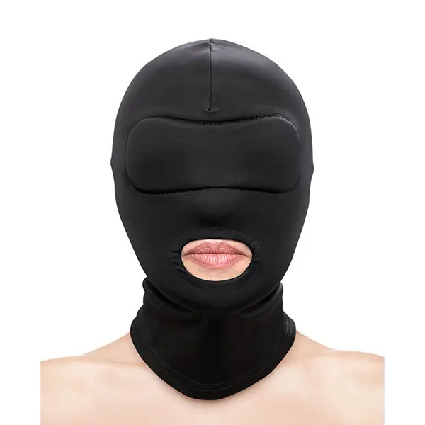 Fetish & Fashion Mouth Hood - Black - Bondage Blindfolds & Restraints