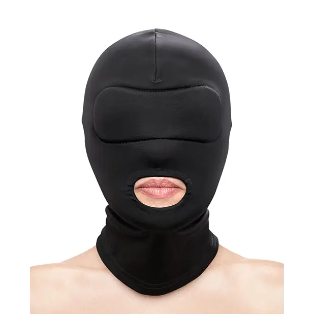 Fetish & Fashion Mouth Hood - Black - Bondage Blindfolds & Restraints