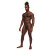 Fetish Jouster Nylon & Spandex Front Ring G-String Black L/XL - Lingerie - Packaged