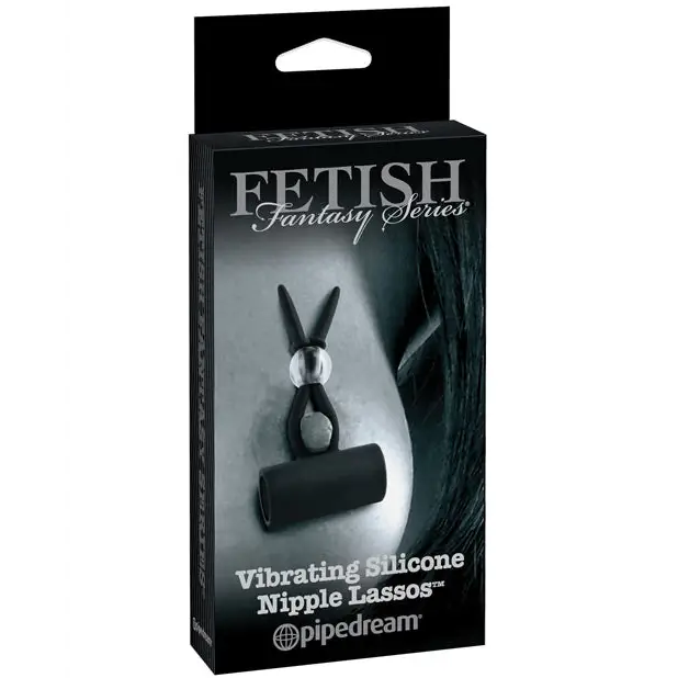 Fetish Limited Edition Fantasy Vibrating Silicone Nipple Lassos - Bondage Blindfolds & Restraints