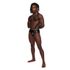 Fetish Uranus Nylon Spandex Moonshine Harness Brief Black L/XL - Lingerie - Packaged