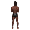 Fetish Vulcan Nylon Spandex Caged Short Black L/XL - Lingerie - Packaged