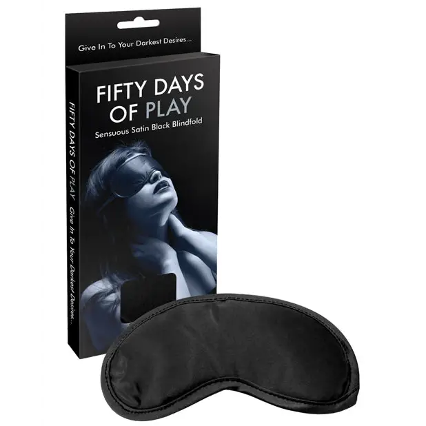 Fifty Days Of Play Blindfold - Bondage Blindfolds & Restraints