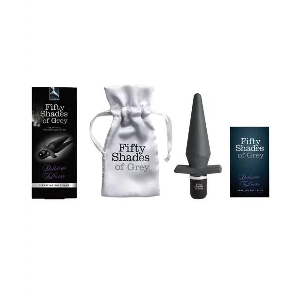 Fifty Shades of Grey Delicious Fullness Vibrating Butt Plug - Fifty Shades of Grey