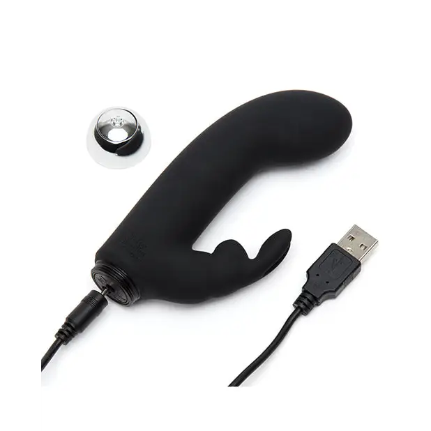 Fifty Shades of Grey Greedy Girl Rechargeable Mini Rabbit Vibrator - Fifty Shades of Grey
