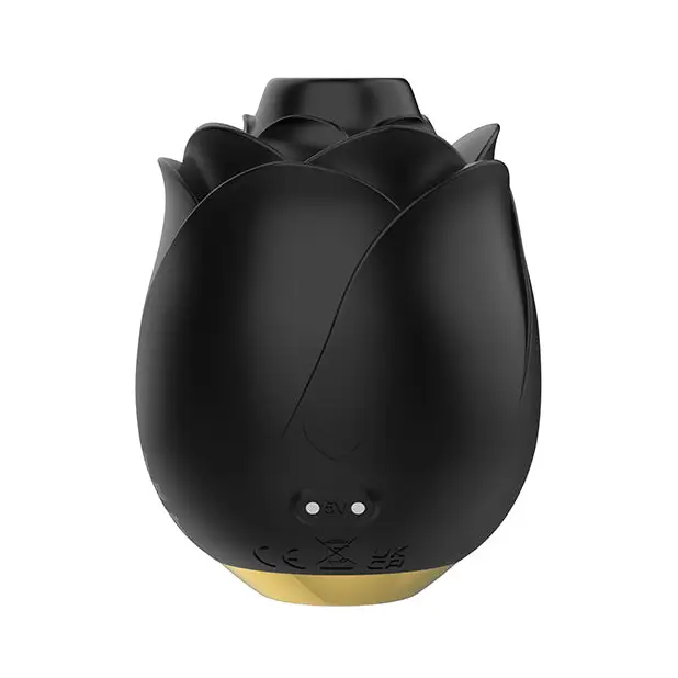 Fifty Shades of Grey Hearts & Flowers Rose Vibrator - Black