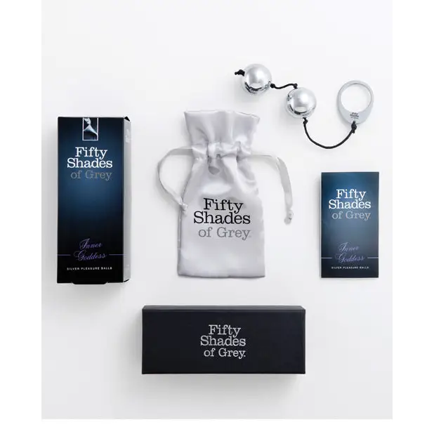 Fifty Shades of Grey Inner Goddess Silver Metal Pleasure Balls - Fifty Shades of Grey