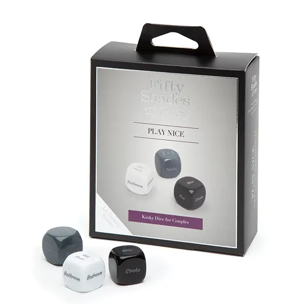Fifty Shades of Grey Play Nice Kinky Dice for Couples - Fifty Shades of Grey