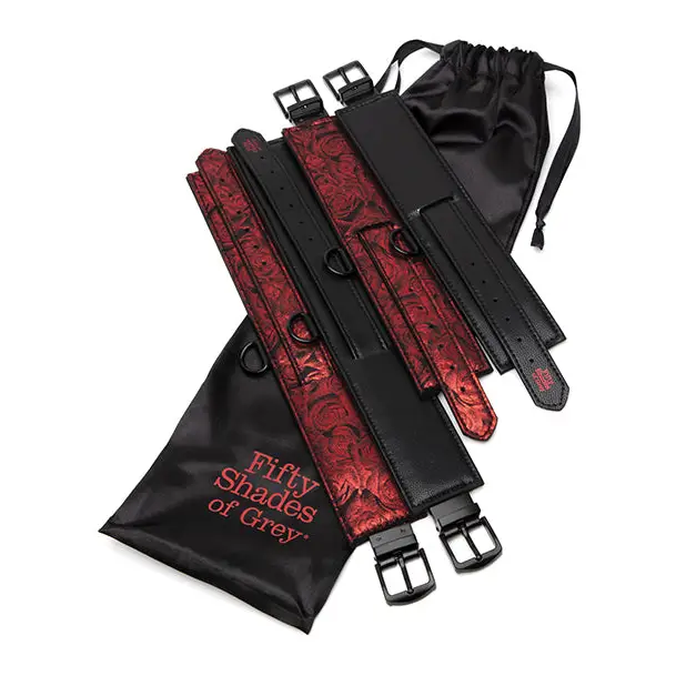 Fifty Shades of Grey Sweet Anticipation Under Mattress Restraint Set - Fifty Shades of Grey