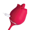 Fiona Plus Rose Clit Licking Stimulator; Thrusting Egg - Red