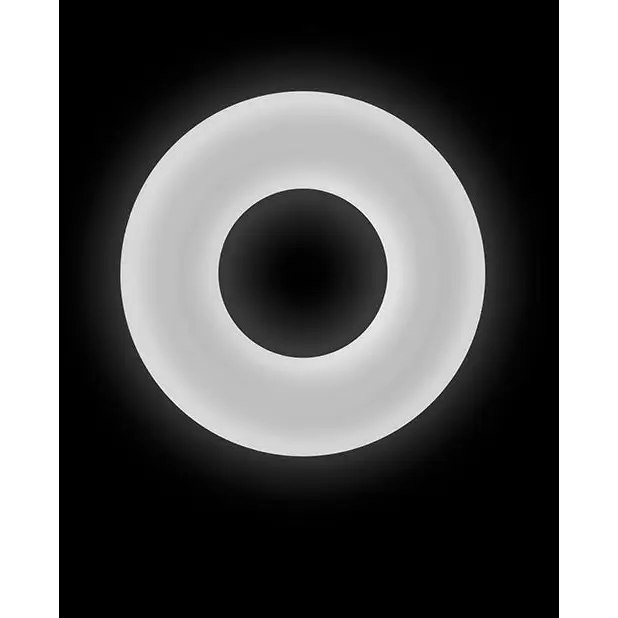 Firefly Glow in the Dark Bubble Cock Ring - Large White - Penis Enhancement