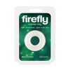 Firefly Glow in the Dark Bubble Cock Ring - Small White - Penis Enhancement