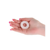 Firefly Glow in the Dark Bubble Cock Ring - Small White - Penis Enhancement