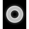 Firefly Glow in the Dark Bubble Cock Ring - Small White - Penis Enhancement