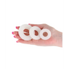 Firefly Glow in the Dark Bubble Cock Rings - White Pack of 3 - Penis Enhancement