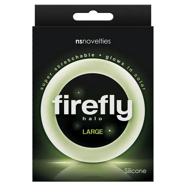 Firefly Halo Large Cockring - Clear - Penis Enhancement