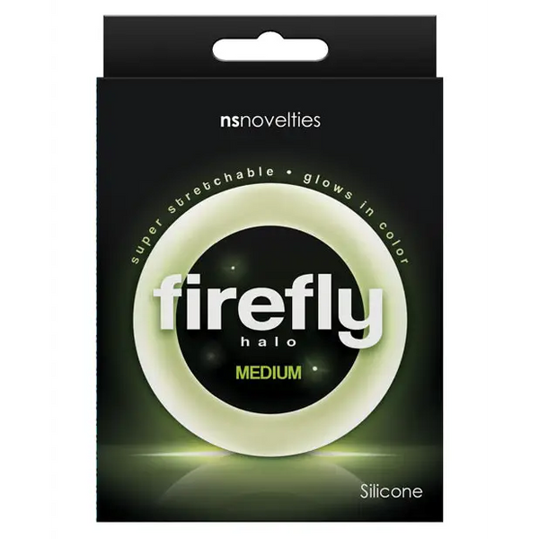 Firefly Halo Medium Cockring - Clear - Penis Enhancement