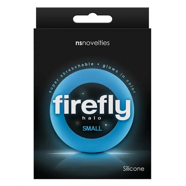 Firefly Halo Small Cockring - Blue - Penis Enhancement