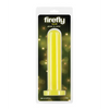 Firefly Thrill Glow in the Dark Dildo - Large Yellow - Dongs & Dildos