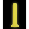 Firefly Thrill Glow in the Dark Dildo - Large Yellow - Dongs & Dildos