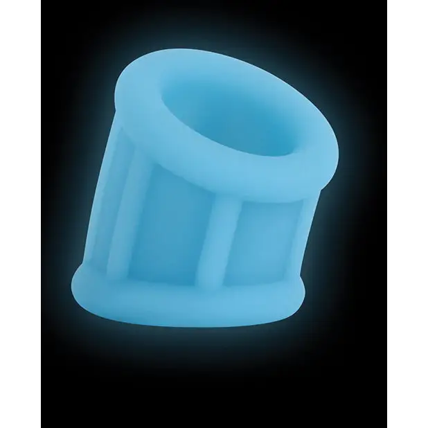 Firefly Thrill Glow in the Dark Dildo - Small Blue - Dongs & Dildos