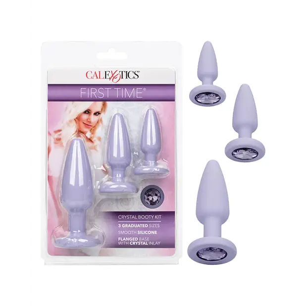 First Time Crystal Booty Kit - Purple - Anal Products