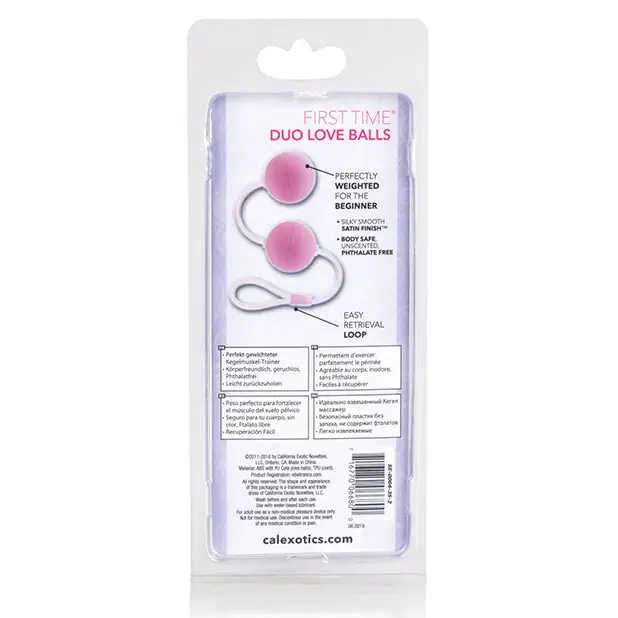 First Time Love Balls Duo Lover - Pink - Stimulators