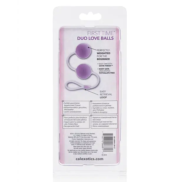 First Time Love Balls Duo Lover - Purple - Stimulators