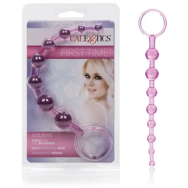 First Time Love Beads - Pink - Anal Products