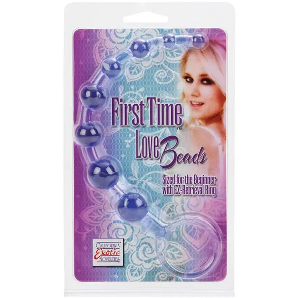 First Time Love Beads - Purple - Anal Products