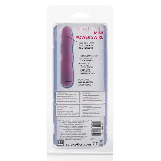 First Time Mini Power Swirl - Pink - Vibrators