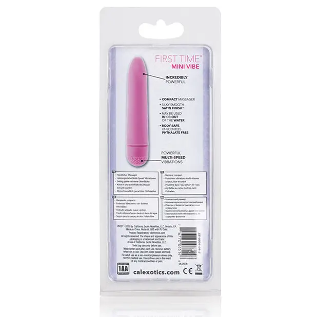 First Time Mini Vibe - Pink - Vibrators