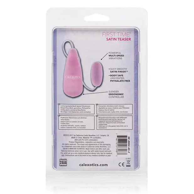 First Time Satin Teaser - Pink - Stimulators