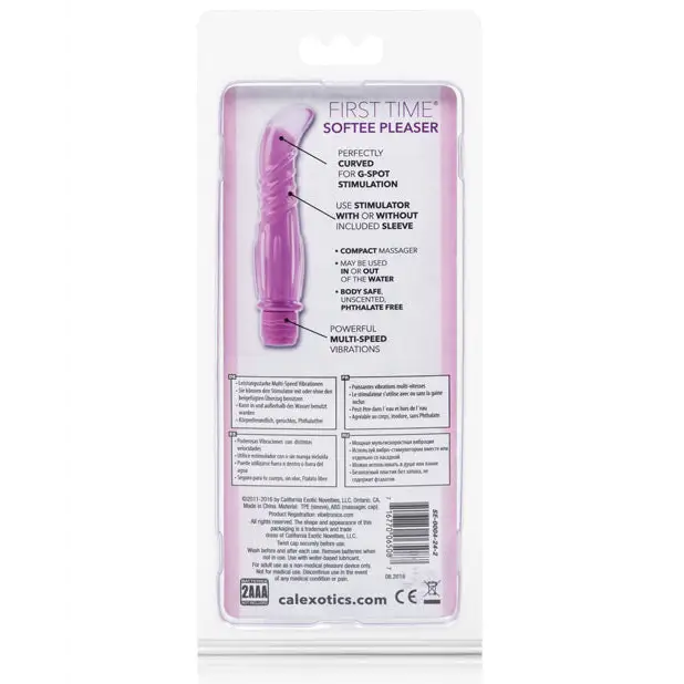 First Time Softee Pleaser - Purple - Vibrators