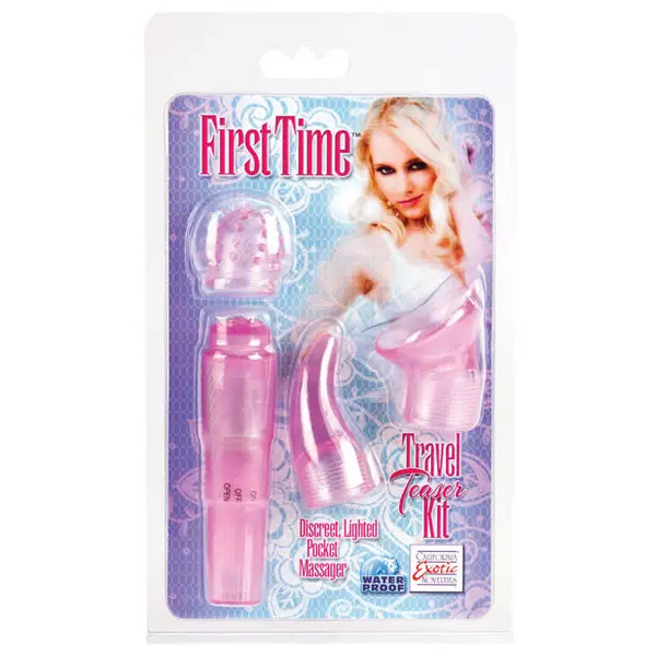 First Time Travel Teaser Kit - Pink - Vibrators