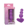 First Time Vibrating Triple Beaded Anal Probe - Purple - Anal Products