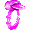 Forked Tongue X-treme Vibrating Pleasure Ring - Magenta - Stimulators